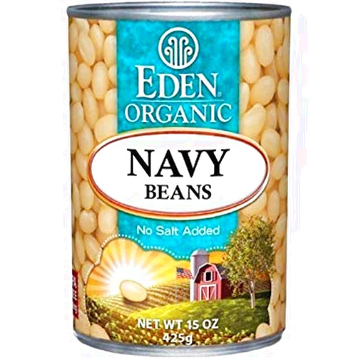 EDEN Foods Bean CAN Navy NS ORG, 15 OZ