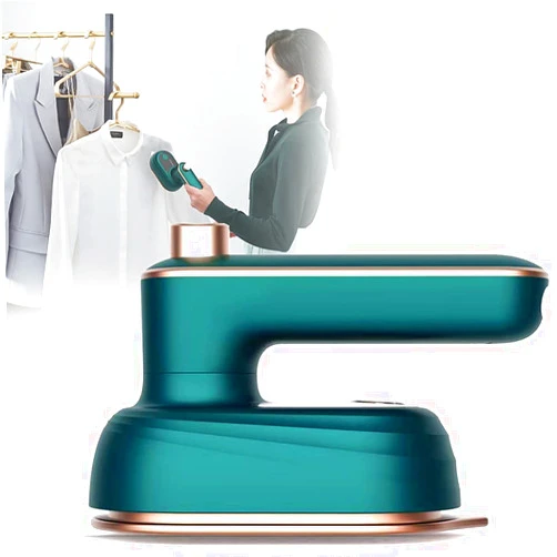 ALisasin Portable Hanging Ironing Machine Handheld Electric Iron,Folded Mini Steam Garment Steamer for Home Travel Business