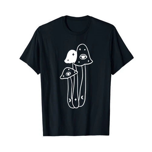NattWorld Mushroom with eye Cottagecore Goblincore Pagan magic Nature T-Shirt