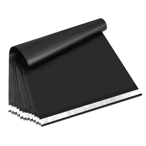 Secure Seal 10x13” Black Colored Poly Mailers Shipping Bags Self Sealing 2MIL (Pack 100)