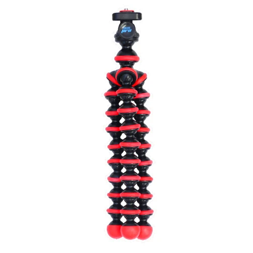 SunshinePhoto OKTO10 Flexible Bendable Octopus Tripod with Quick Release-Plate for Digital Camera (RED)