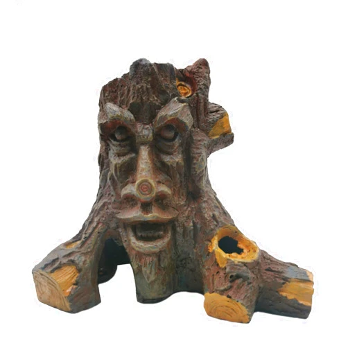 Tfwadmx Decaying Large Trunk Aquarium Dritwood Resin Hollow Tree Root Branch Log Fish Tank Ornament Decoration,Climbing Branch for Bearded Dragon Snake Chameleon Reptile