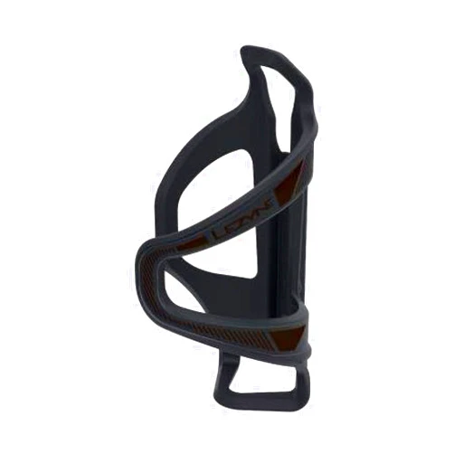 Lezyne Flow Cage Water Bottle Holder E SL-R, Matrix, Bottle Clamping Right Hand, Black, 1-BC-FLSLR-V204 Bottle Cage 48g