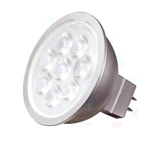 SATCO S9496-6.5 Watt; LED MR16 LED; 3000K; 12 Volt AC/DC (12 LED Bulbs Included)