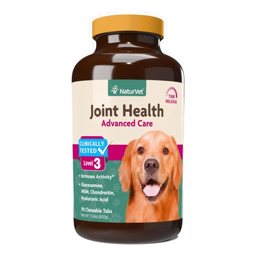 NaturVet Joint Health Time Release Level-3 Supreme Hip & Joint Dog Supplement