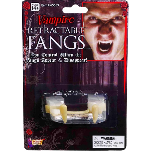 Faerynicethings Special FX Retractable Fangs