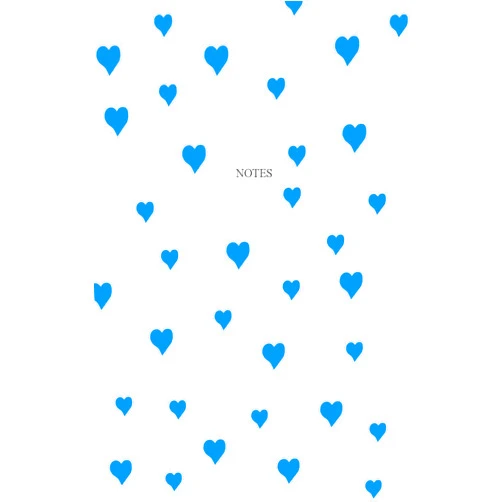 Meleo Ak,Melek Akbulut Notebook / Notes with small hearts / A5/ lined/ 90 pages