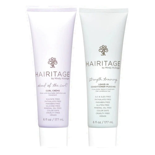 Hairitage Ahead of the Curl! Hydrating Curl Cream - Frizz Control, Strength Training Leave In Conditioner Pudding - 12 Fluid Ounces