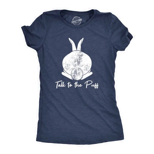 Crazy Dog T-Shirts Womens Easter Bunny T Shirts Funny Easter Shirts for Women Cute Bunny Tees