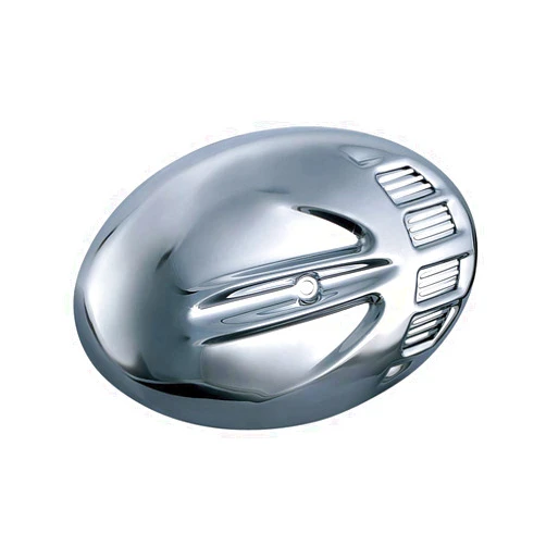 Kuryakyn 8407 Scarab Air Cleaner Cover for 2001-15 Harley-Davidson Motorcycles, Chrome