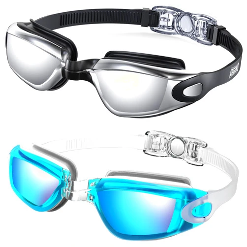 Aegend Swim Goggles, 2 Pack Swimming Goggles No Leaking Adult Men Women Youth