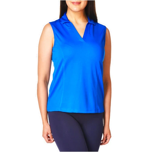 PGA TOUR Women's Airflux Sleeveless Golf Polo Shirt