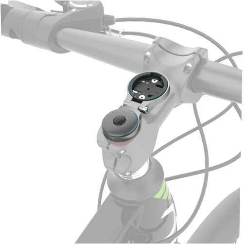 VOIEOV Garmin Stem Mount - Adjustable Out Front Computer Mount for Garmin Edge, Road Cycling Bike Computer Mount Compatible with Wahoo Elemnt, Bryton, Cateye (Grey)