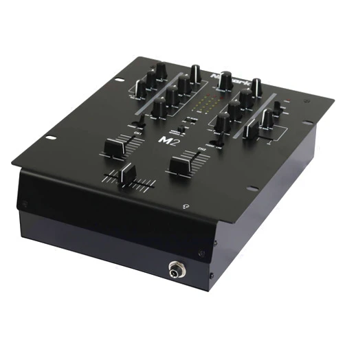 Numark M2 - 2-Channel Scratch DJ Mixer, Rack Mountable with 3-Band EQ, Microphone Input and Replaceable Crossfader with Reverse and Slope Controls