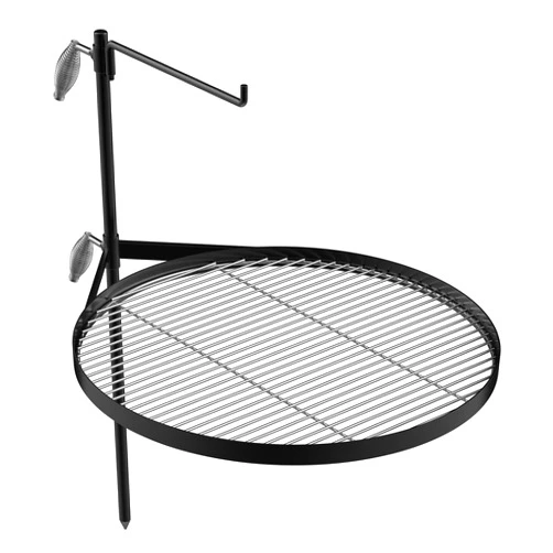 Stanbroil Fire Pit Campfire Grill Grate - Stainless Steel Swing Cooking Stand BBQ Grill, Portable Campfire Barbecue Rack for Outdoor Open Fire Cooking Camping