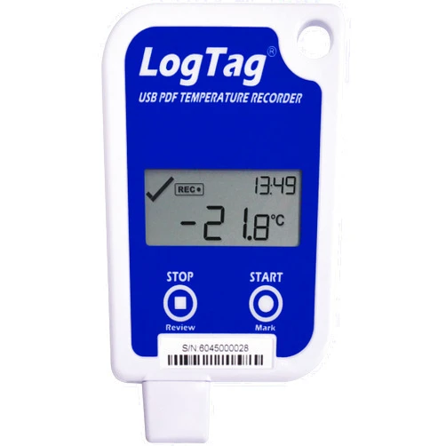 LogTag UTRID-16 Multi-use Temperature Recorder, with Display, 16,000 Readings, 6-Month Battery + 2 Point Calibration Service and 2 Point 2 Year NIST Certificate