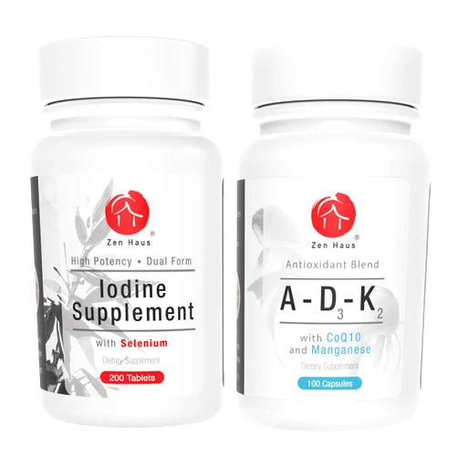 Zen Haus Iodine and ADK. Fortify Your Holistic Health Strategy with This Wise Pairing.