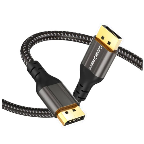 CableCreation 8K DisplayPort Cable 1.4, 6FT DP Cable (8K@60Hz, 4K@144Hz, 1080P@240Hz) HBR3 Support 32.4Gbps, HDCP 2.2, HDR10 FreeSync G-Sync for PC, Laptop to TV, Gaming Monitor and Graphics