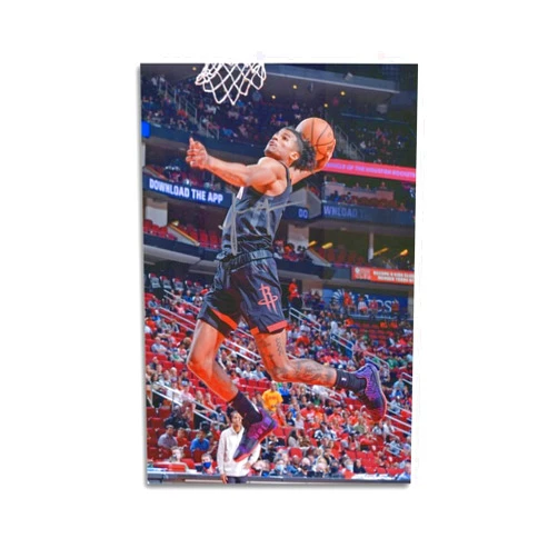 OKSEAS Jalen Green Poster Dunk Basketball Sports Star Cover Poster Wall Art Picture Painting Poster Canvas Print Posters Artworks Bedroom Living Room Decor 12x18inch(30x45cm)