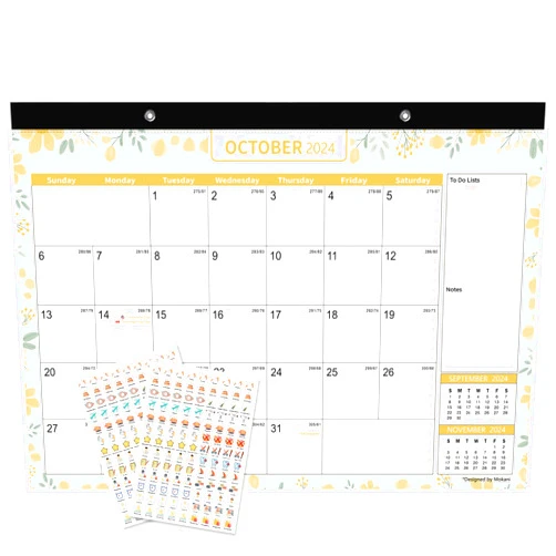 MOKANI Desk Calendar 2024-2025, Mokani Large Monthly Calendar 17