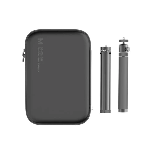HOZO Laser Measuring Tool Protection Case for M-Cube - Including 10-30 inch Adjustable Laser Level Aluminum Tripod with Portable Handle and M-Protection Case for protection and organization