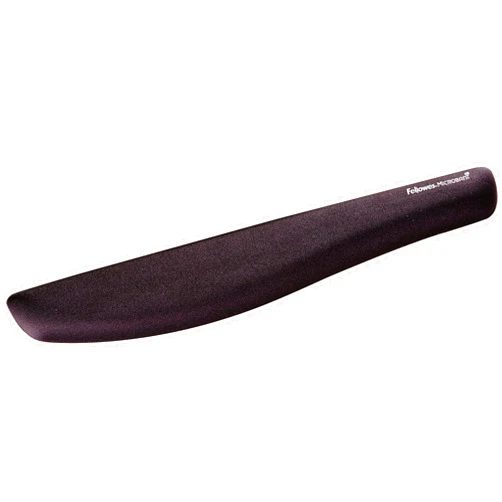 Fellowes PlushTouch Foam Keyboard Wrist Rest with MICROBAN - Black (9252101)