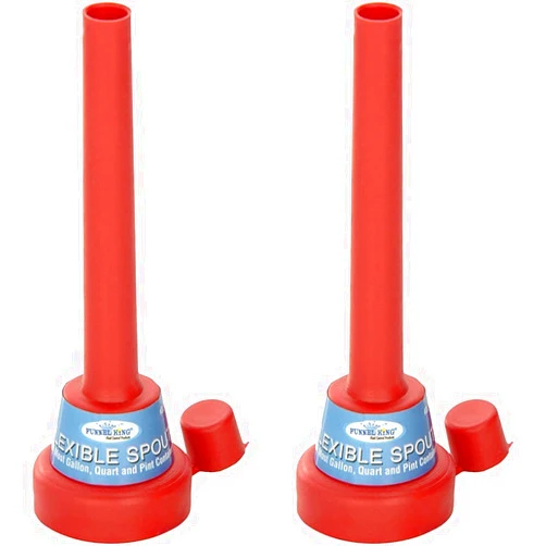 Funnel King WirthCo 32157 Funnel King Flexible Spout Funnel with Cap, Colors May Vary (Pack of 2)