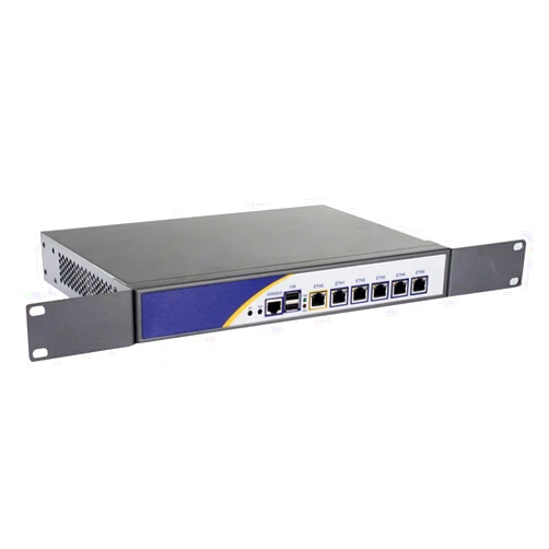 HUNSN Firewall Hardware, OPNsense, VPN, Network Security Appliance, Router PC, Intel Celeron 4 Cores J4125, RS03, AES-NI/6 x Intel Gigabit LAN/2USB/COM/VGA/Fan,(4G RAM/128G SSD)