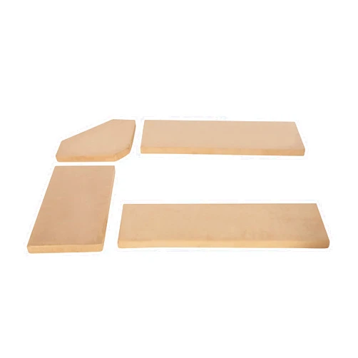 Linon Henry Cushion Beige Microfiber Nook NOT Included Cusion Set, Beige, 4 Piece Set