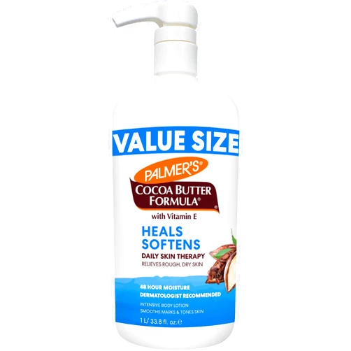 Palmer's Cocoa Butter Formula Daily Skin Therapy Lotion, Pump Bottle, 33.8 Ounces