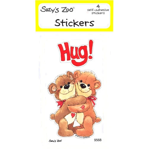 Suzy's Zoo Stickers 4-Pack, 