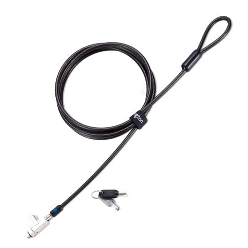 Kensington K60500JP Slim N17 2.0 Laptop Wedge Slot Key Lock, Security Wire, Wire Lock, Noble Standard
