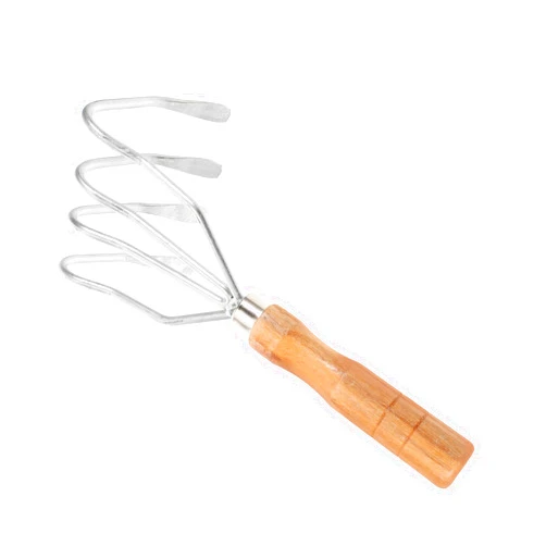 Balacoo Beach Clam Rake Metal Rake for Shell Digger Garden Tool Comfortable Handle and Multi-Teeth Design