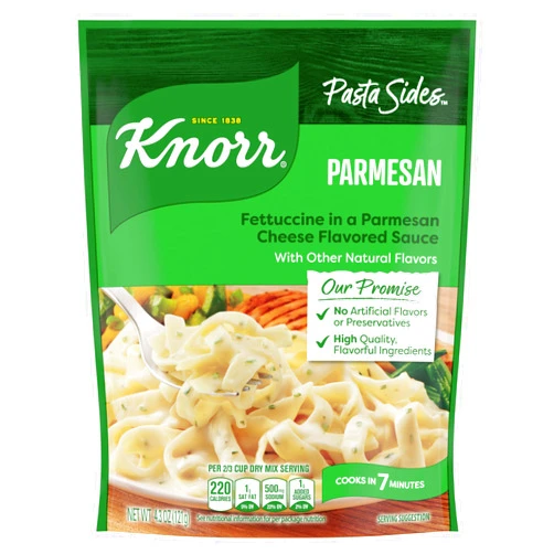Knorr Pasta Sides Parmesan For a Delicious Quick Pasta Side Dish No Artificial Flavors, No Preservatives, No Added MSG 4.3 oz