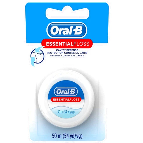 Oral-B Essential Dental Floss Waxed - each, Pack of 5