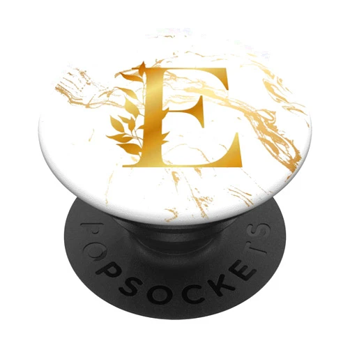 Cool Initial Letter Monogram Gift Idea Women Girls Personalized Alphabet Monogram E Initial Letter PopSockets PopGrip: Swappable Grip for Phones & Tablets