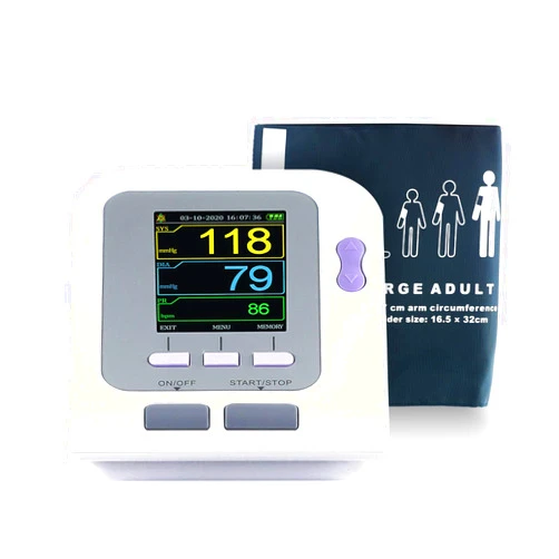 CONTEC 08A Fully Automatic Digital Upper Arm Blood Pressure Monitor Adult, Child, Pediatric Modes & Cuffs(3 Cuffs)