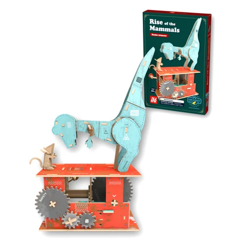 Ilo iló 3D Wooden Puzzles - DIY Mechanical Puzzle Model Kit for Adults & Teens, Building Sets for Kids 12+, Educational STEM Brainteaser Craft, Unique Gift Idea & Décor, Mammals