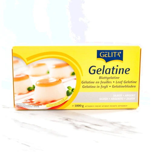 Gelita Silver Gelatin Sheets - Avg. 350-400 Sheets/box - Pack of 2.2 pounds