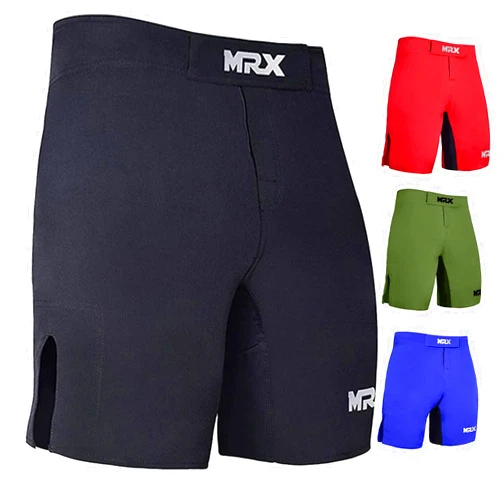 MRX BOXING & FITNESS MMA BJJ Unisex Training Cage Fighting Grappling Martial Arts Boxing Muay Thai Wrestling Shorts.