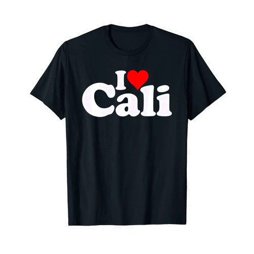 I HEART LOVE CALI TEES I Love Heart CALI California T-Shirt