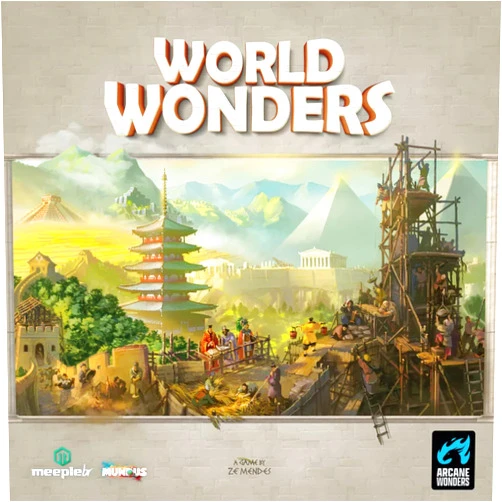 Arcane Wonders World Wonders Strategy Board Game by Arcane Wonders – Build Iconic Landmarks, Compete Strategically, for 1-5 Players and Ages 14+