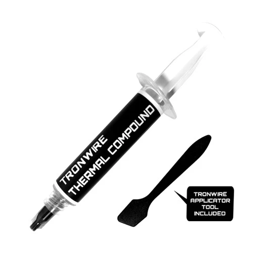 TRONWIRE TX-1 Premium Performance Heatsink Thermal Paste Grease Compound for All CPU Processors with Easy to Apply Syringe & Applicator Tool - 7 Gram
