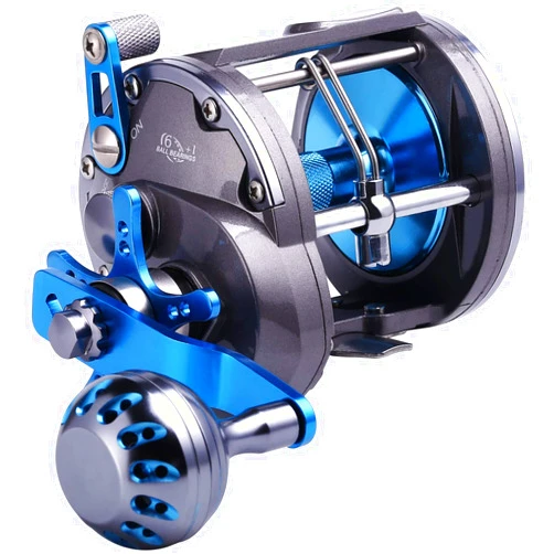 Sougayilang Line Counter Trolling Reel Conventional Level Wind Fishing Reel