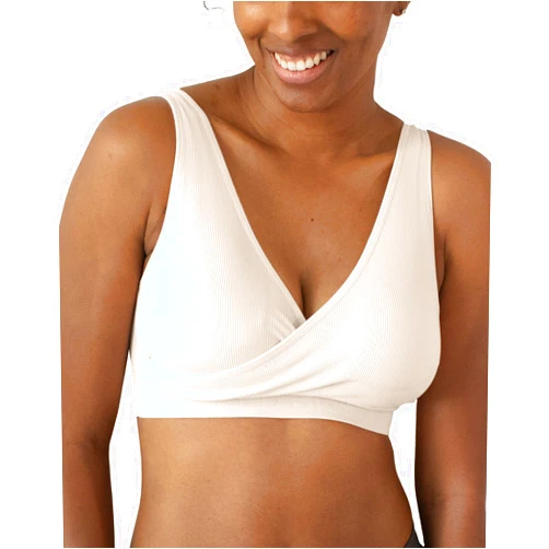 Kindred Bravely Sublime Adjustable Crossover Nursing Bra for Breastfeeding | Wireless Maternity Bra