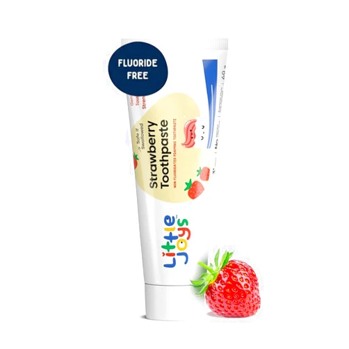 Generic Little Joys Strawberry Flavour Toothpaste for Kids (2-5 Yrs) | Removes Germs & Bacteria | Strengthens Gums & Whitens Teeth | 60 gm