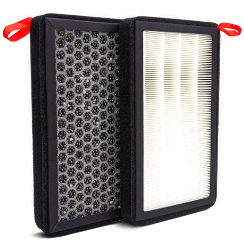 KAKO Tesla Model 3 Air Filter,Tesla Model Y Air Filter Compatible with Tesla Model 3 2017-2021 and Model Y 2020-2022,Replace 1107681-00-A,Tesla Model 3/Y Cabin Air Filter(2 Pack)