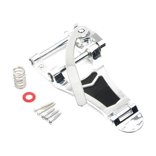 Swhmc Electric Guitar Vibrato Tremolo Bridge Tailpiece Big Rocking Rod Pulling String Board for LP, ETC Chrome