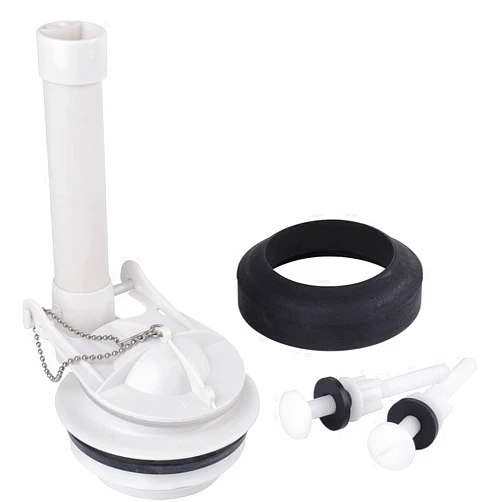VALLVATER 3-Inch Flush Valve Replacement Kit With Gasket and Bolts - Compatible With American Standard 738921-100.0070A Two-Piece Toilet