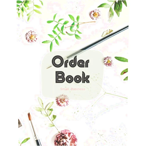 K.Smile Design Order Book Small Business: Size 8.5